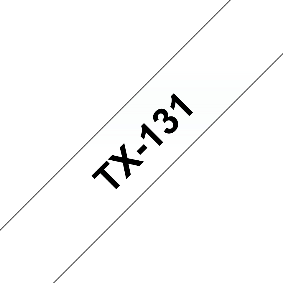 Tape 12mm Lami Black On Clear (tx-131)
