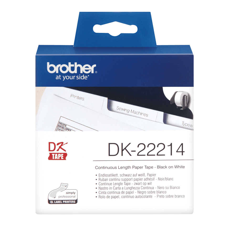 Paper 12mm White 30.48m (dk22214)