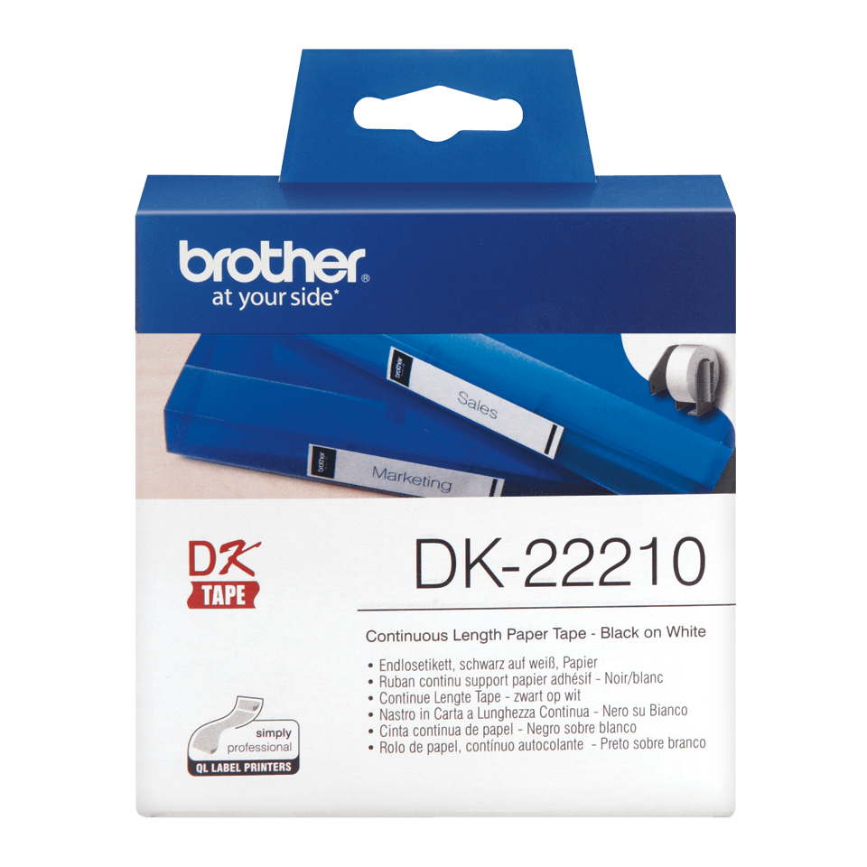 Paper 29mm White 30.48m (dk22210)