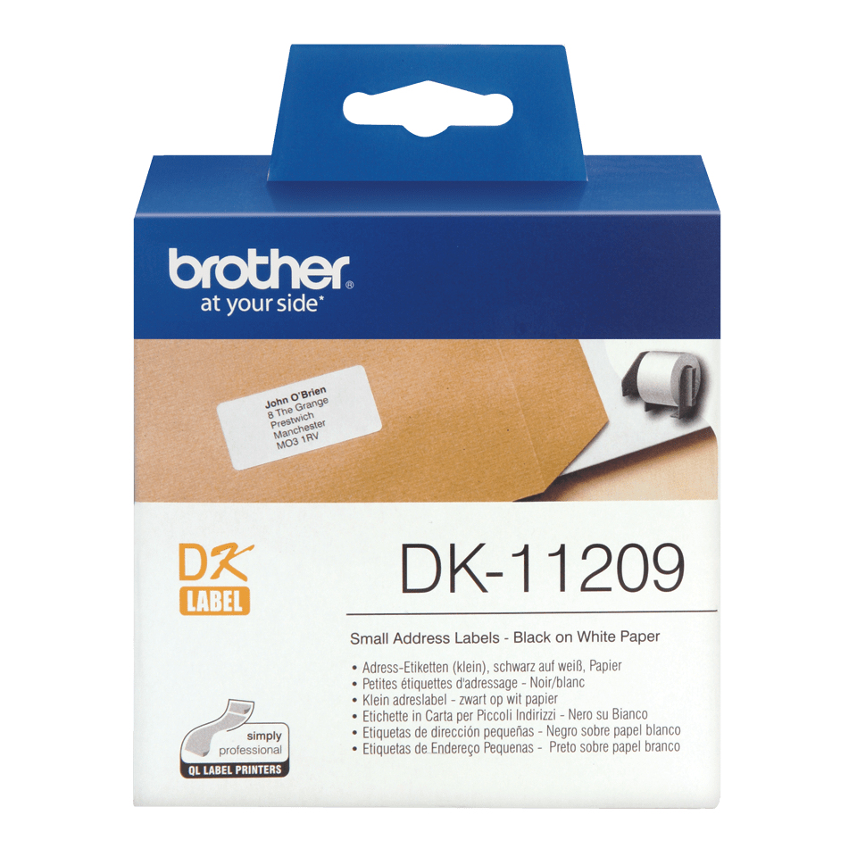 Small Address Label (29x62mm) Paper 800 Labels (dk11209)