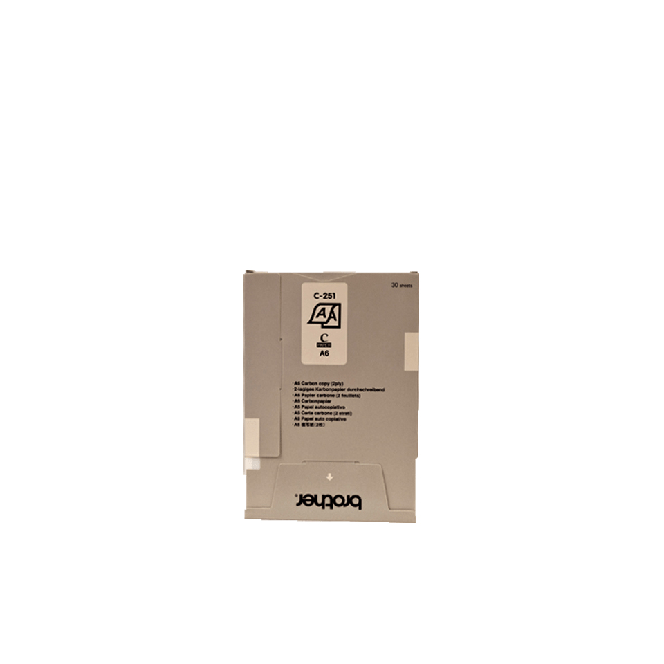 A6 Thermal Carbon Paper 105x148mm 30 Sheet (x2) (c-251s)