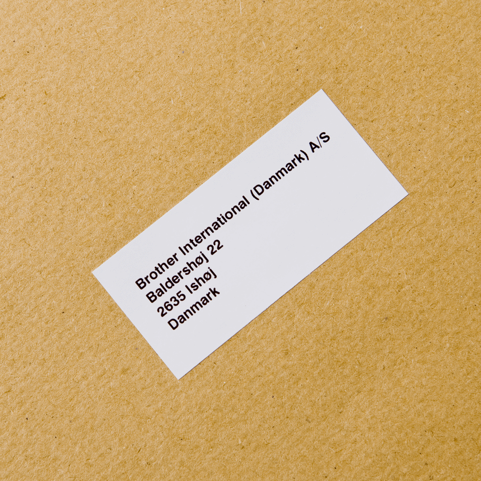 Endless Label (paper) White 38mm (dk-22225)