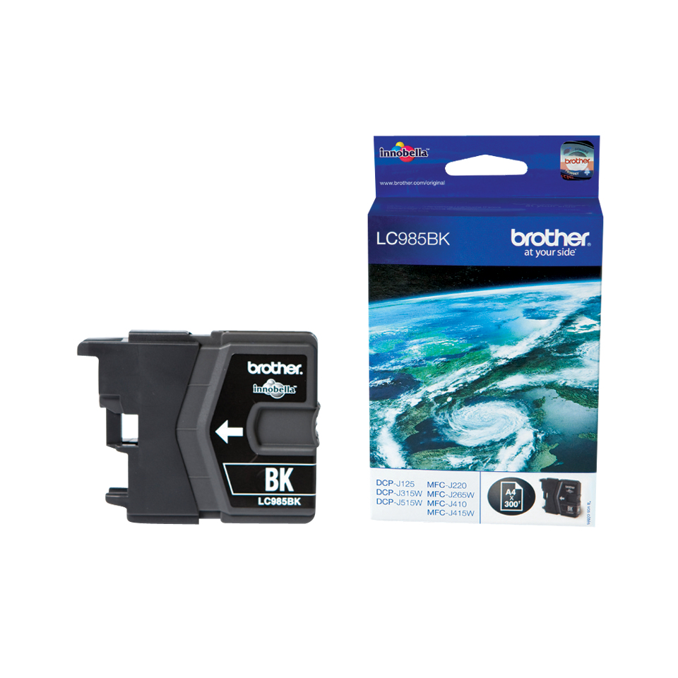 Ink Cartridge - Lc985bk - 300 Pages - Black