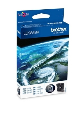 Ink Cartridge - Lc985bk - 300 Pages - Black - Blister Pack
