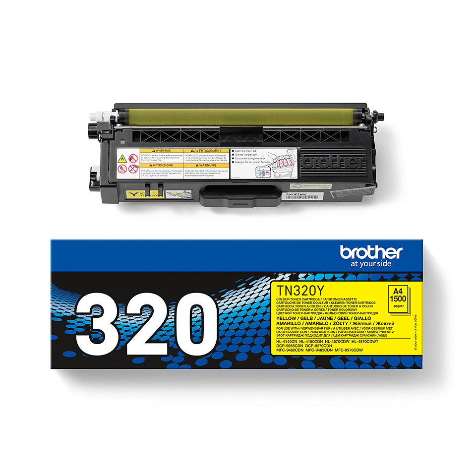 Toner Cartridge - Tn320y - 1500 Pages - Yellow