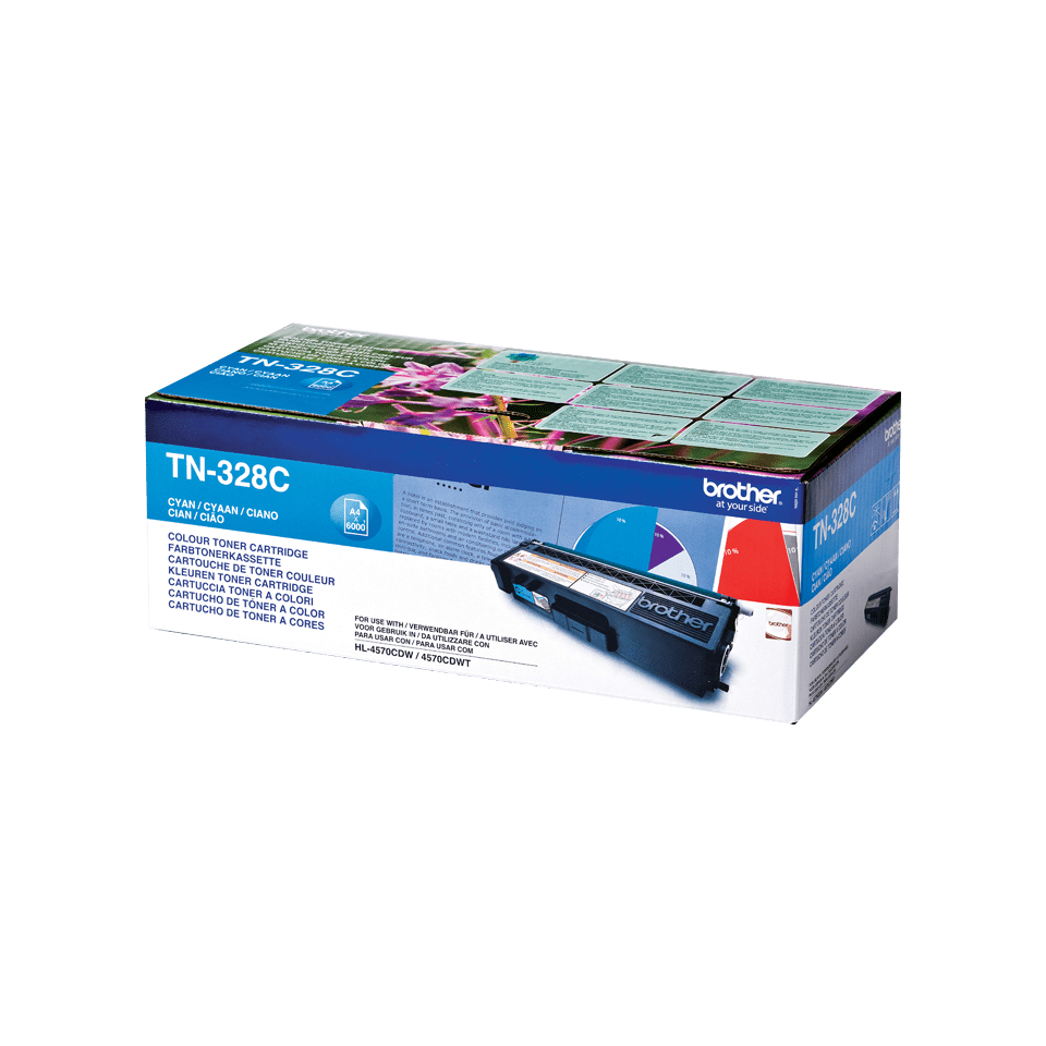 Toner Cartridge - Tn328c - High Capacity - 6000 Pages - Cyan