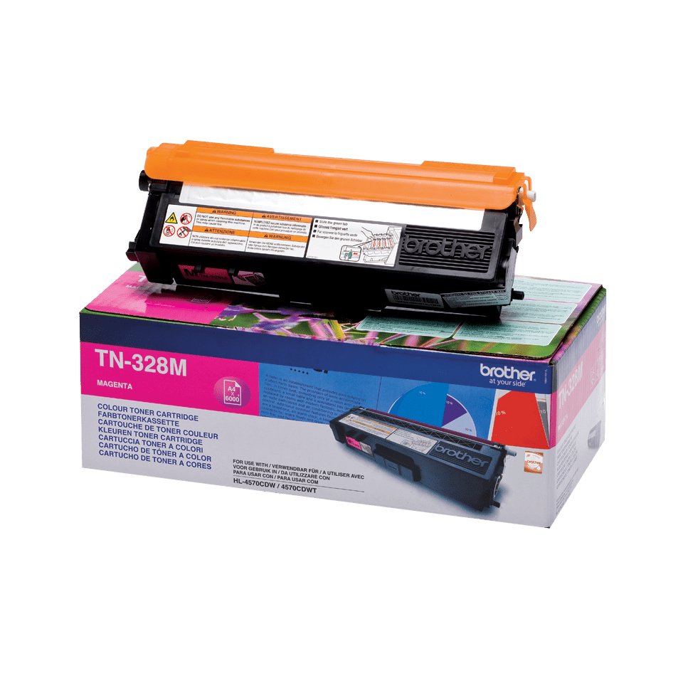 Toner Cartridge - Tn328m - 6000 Pages - Magenta