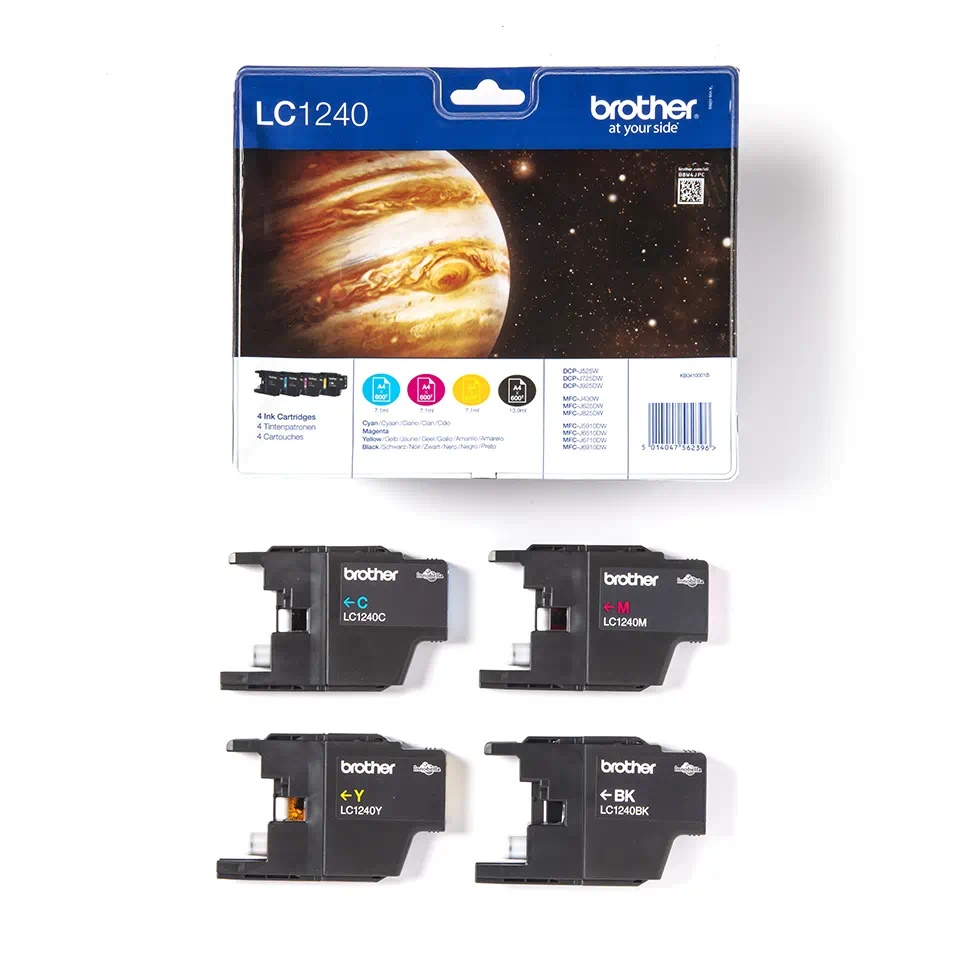 Ink Cartridge - Lc1240 - Multipack - 600 Pages - Black / Cyan / Magenta / Yellow