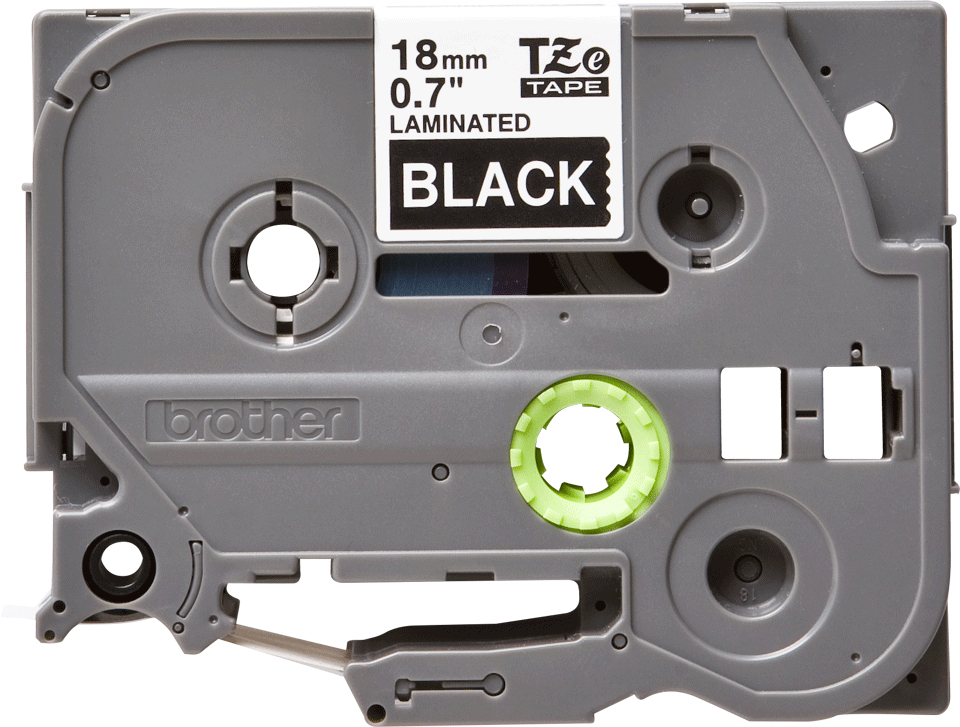 Tape 18mm Lami White On Black (tze-345)