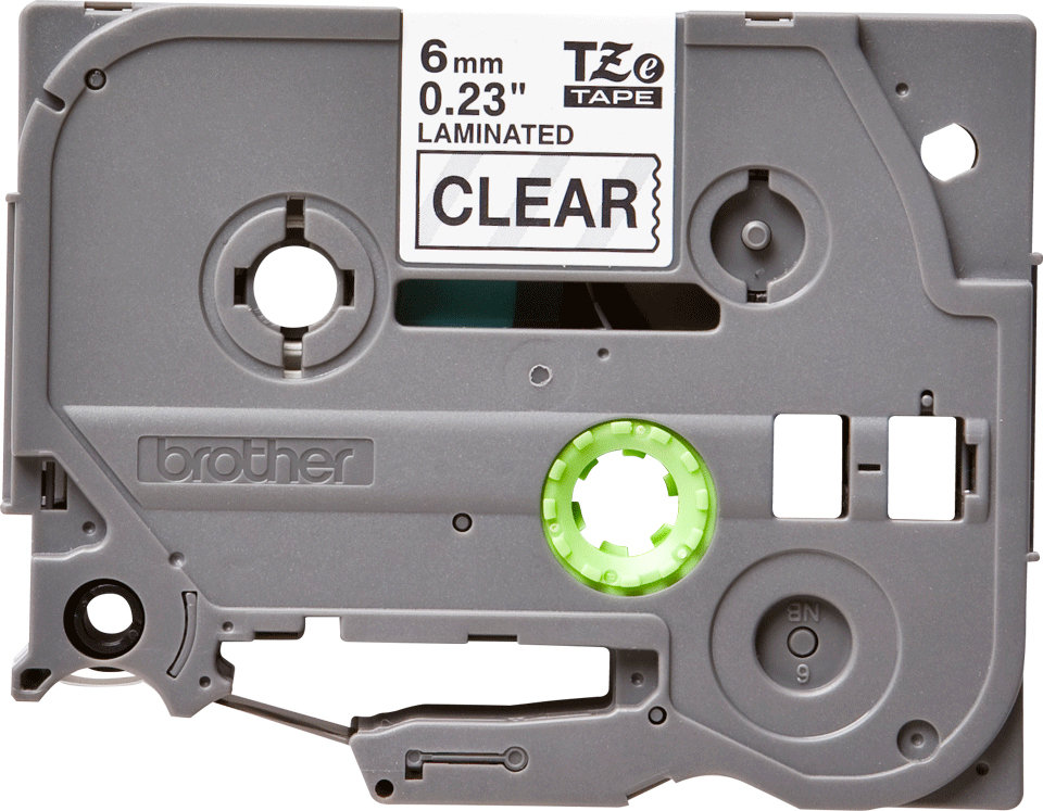 Tape 6mm Lami Black On Clear (tze-111)
