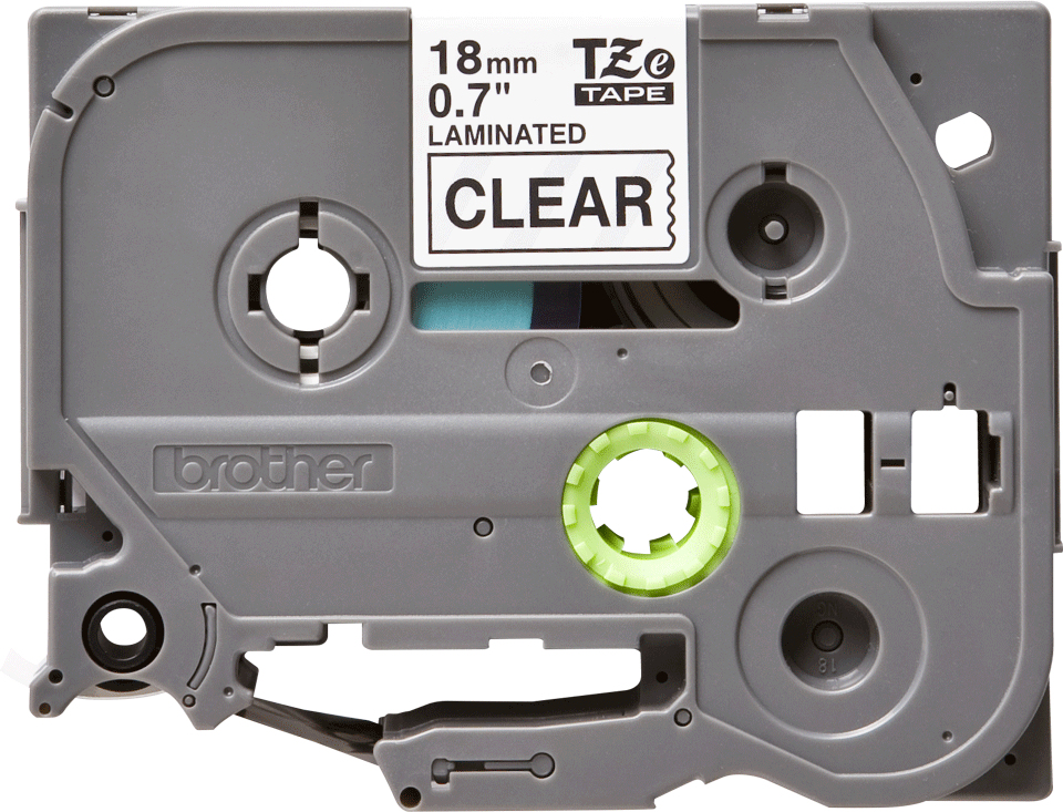 Tape 18mm Lami Black On Clear (tze-141)