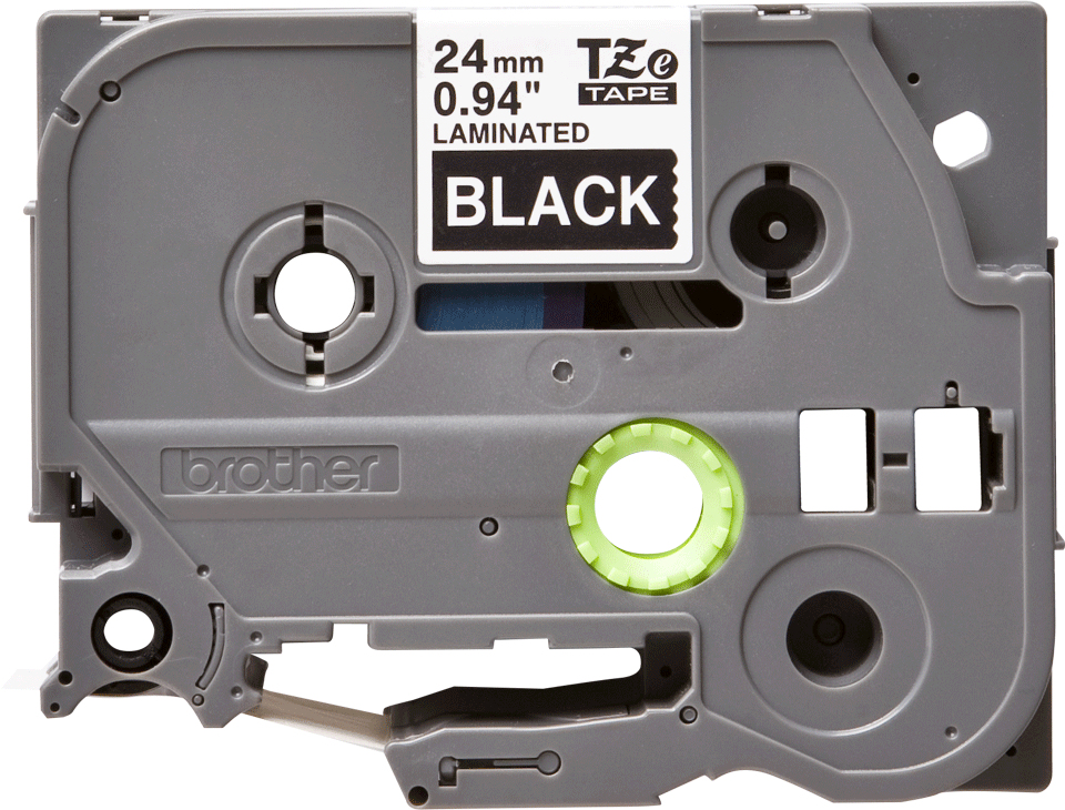 Tape 24mm Lami White On Black (tze-355)