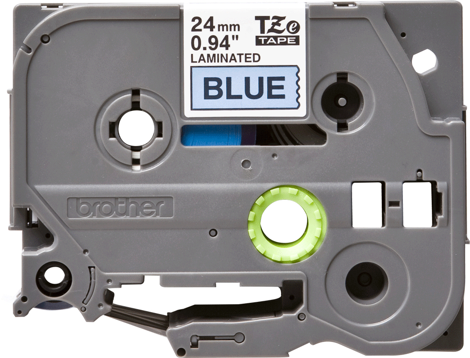 Tape 24mm Lami Black On Blue (tze-551)