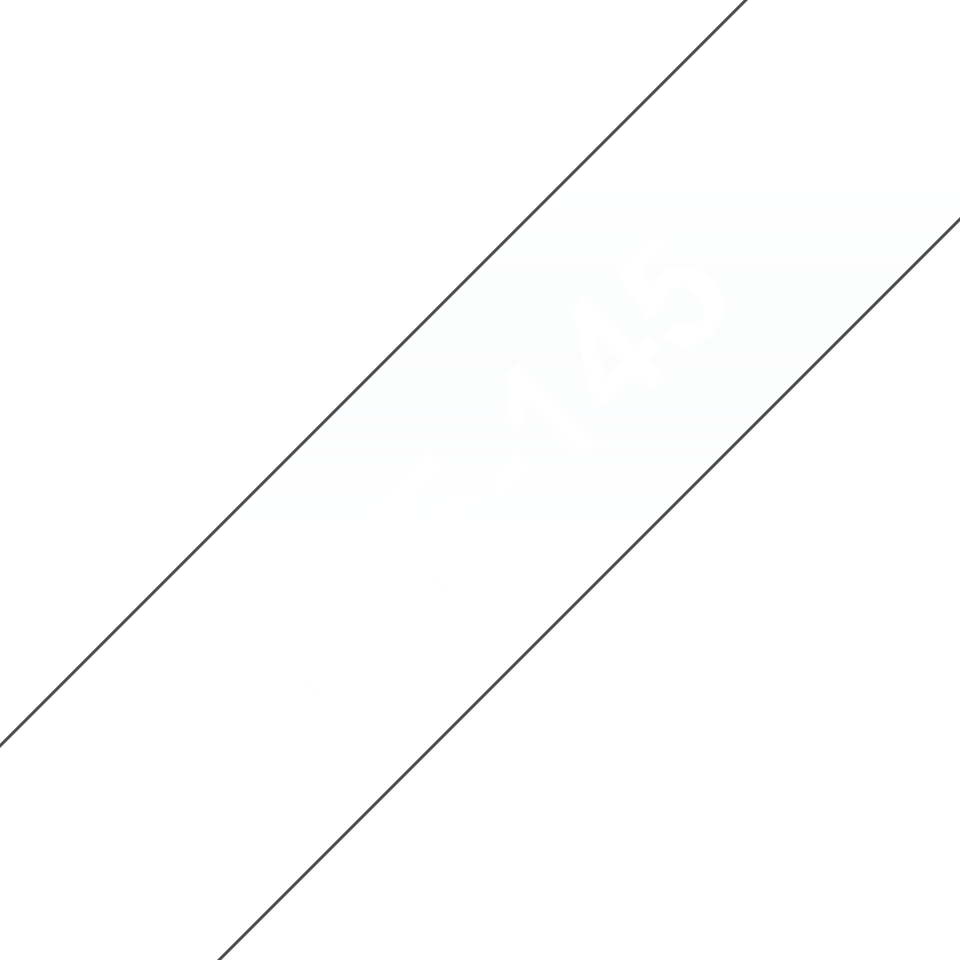 Tape 18mm Lami White On Clear (tze-145)