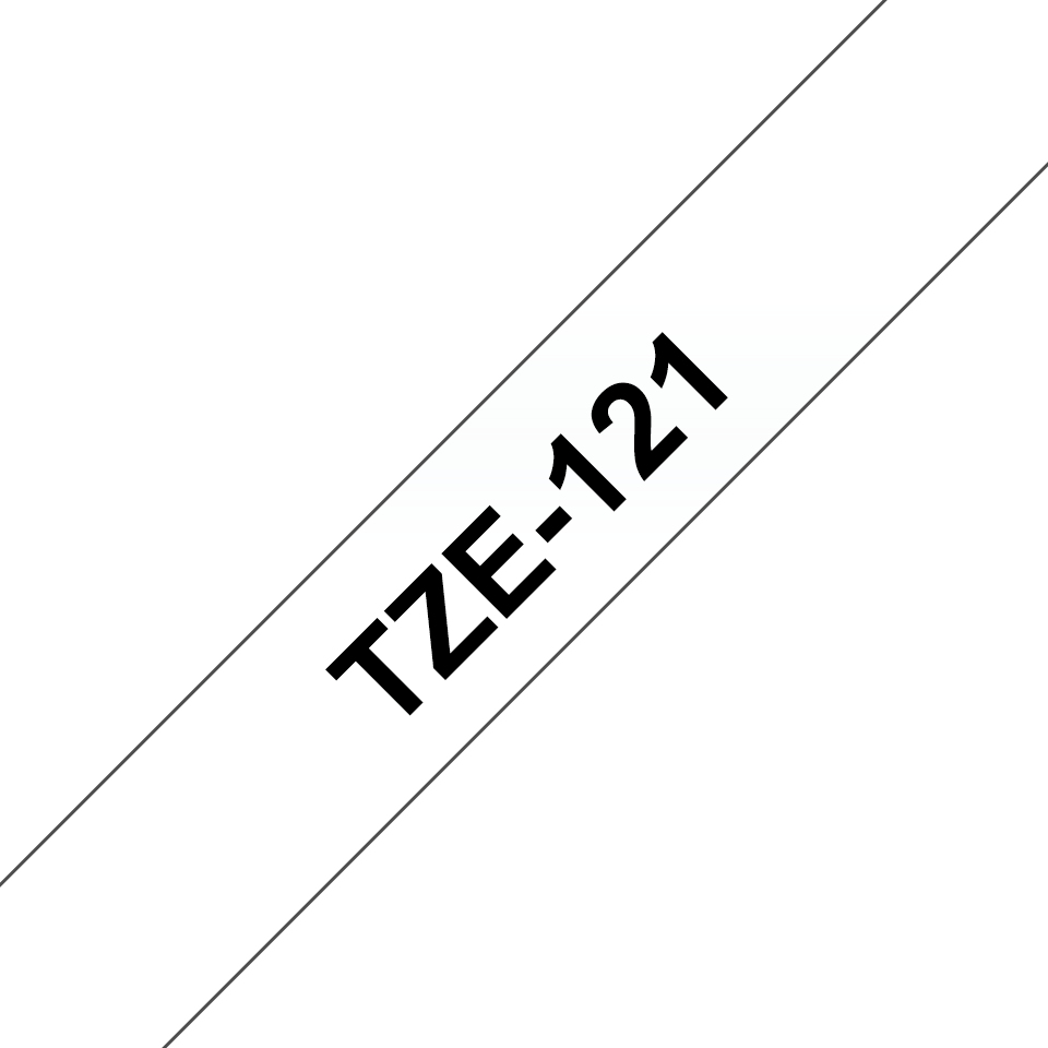 Tape 9mm Lami Black On Clear (tze-121)