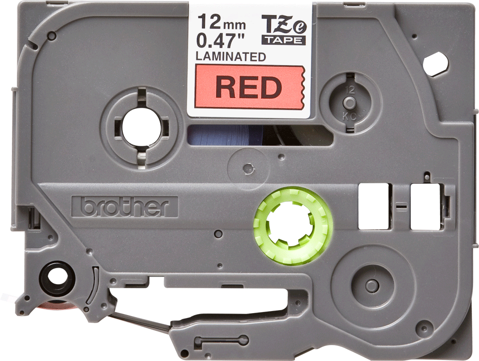 Tape 12mm Lami Black On Red (tze-431)