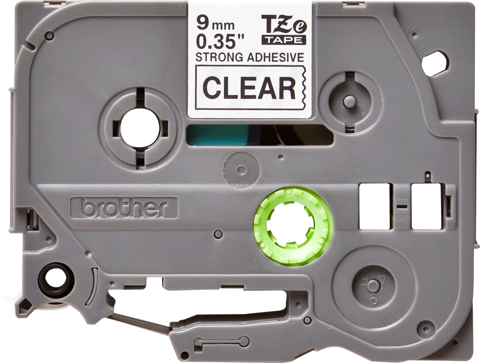 Tape Tz Series 9mm Black On Clear Industrial (tze-s121)