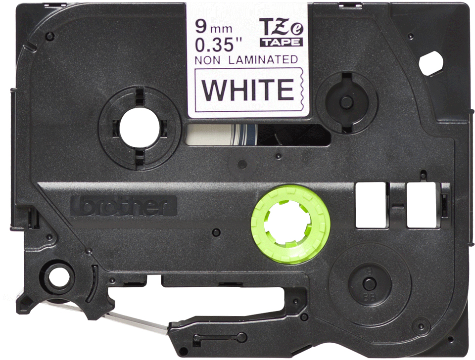 Tape 9mm Non Lami Black On White (tze-n221)