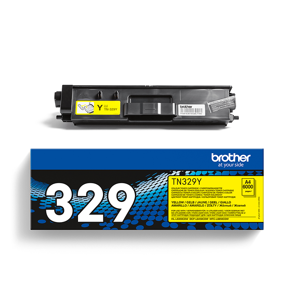 Toner Cartridge - Tn329y - 6000 Pages - Yellow