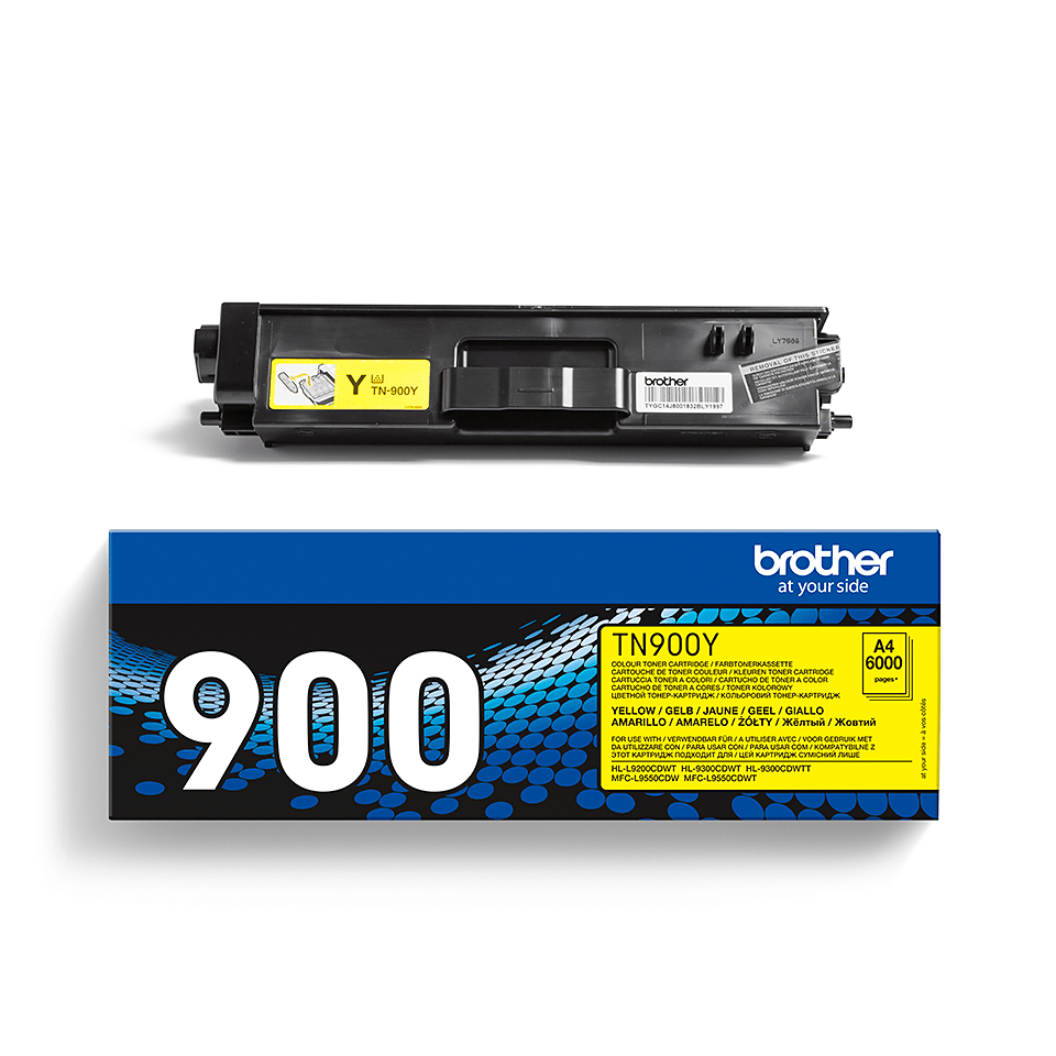 Toner Cartridge - Tn900y - 6000 Pages - Yellow