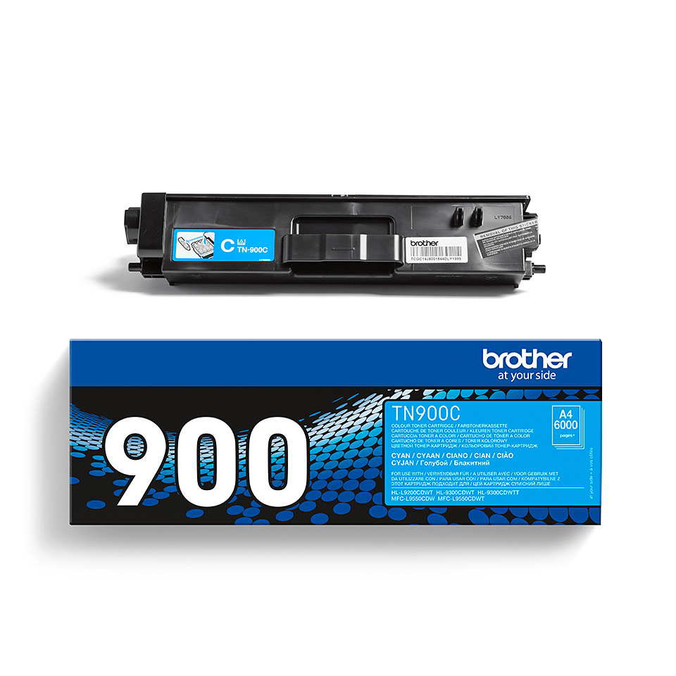 Toner Cartridge - Tn900c - 6000 Pages - Cyan