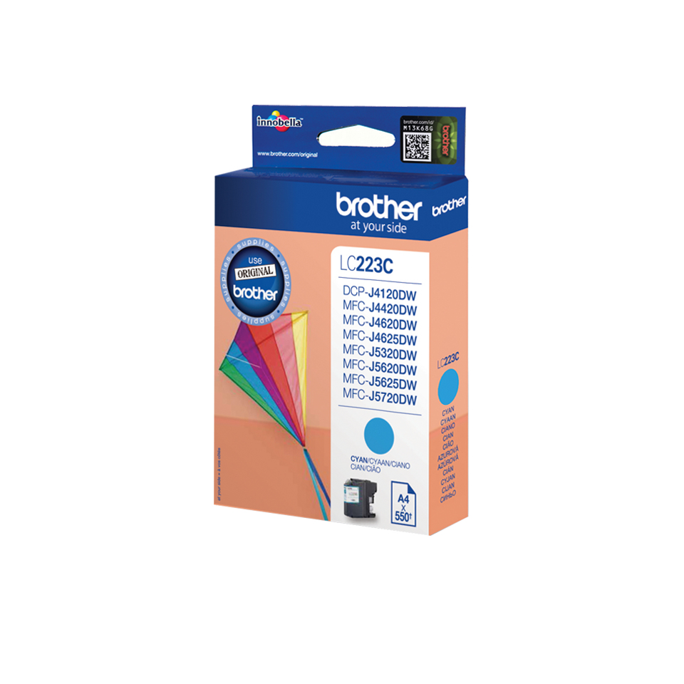 Ink Cartridge - Lc223c - 550 Pages - Cyan