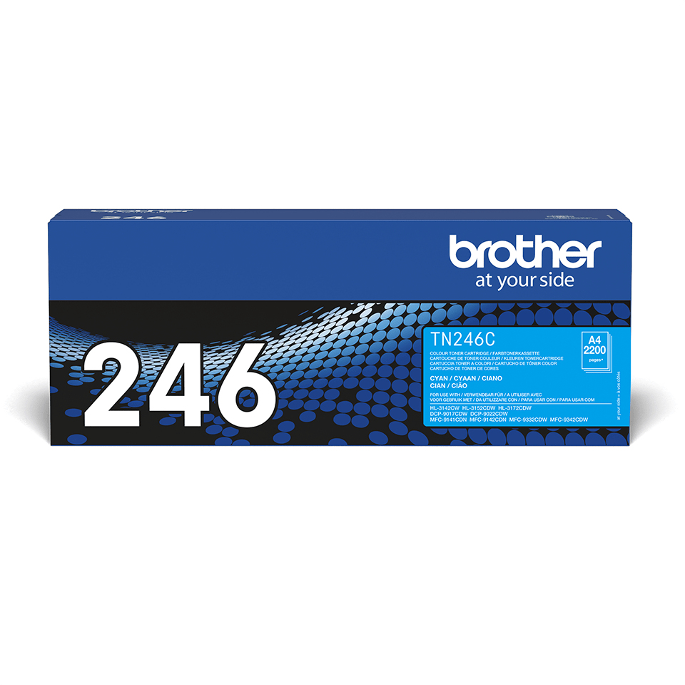 Toner Cartridge - Tn246c - 2200 Pages - Cyan