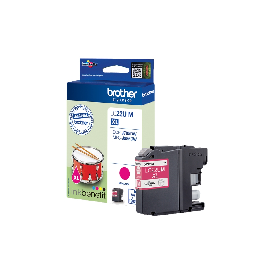 Ink Cartridge - Lc22um - 1200 Pages - Magenta