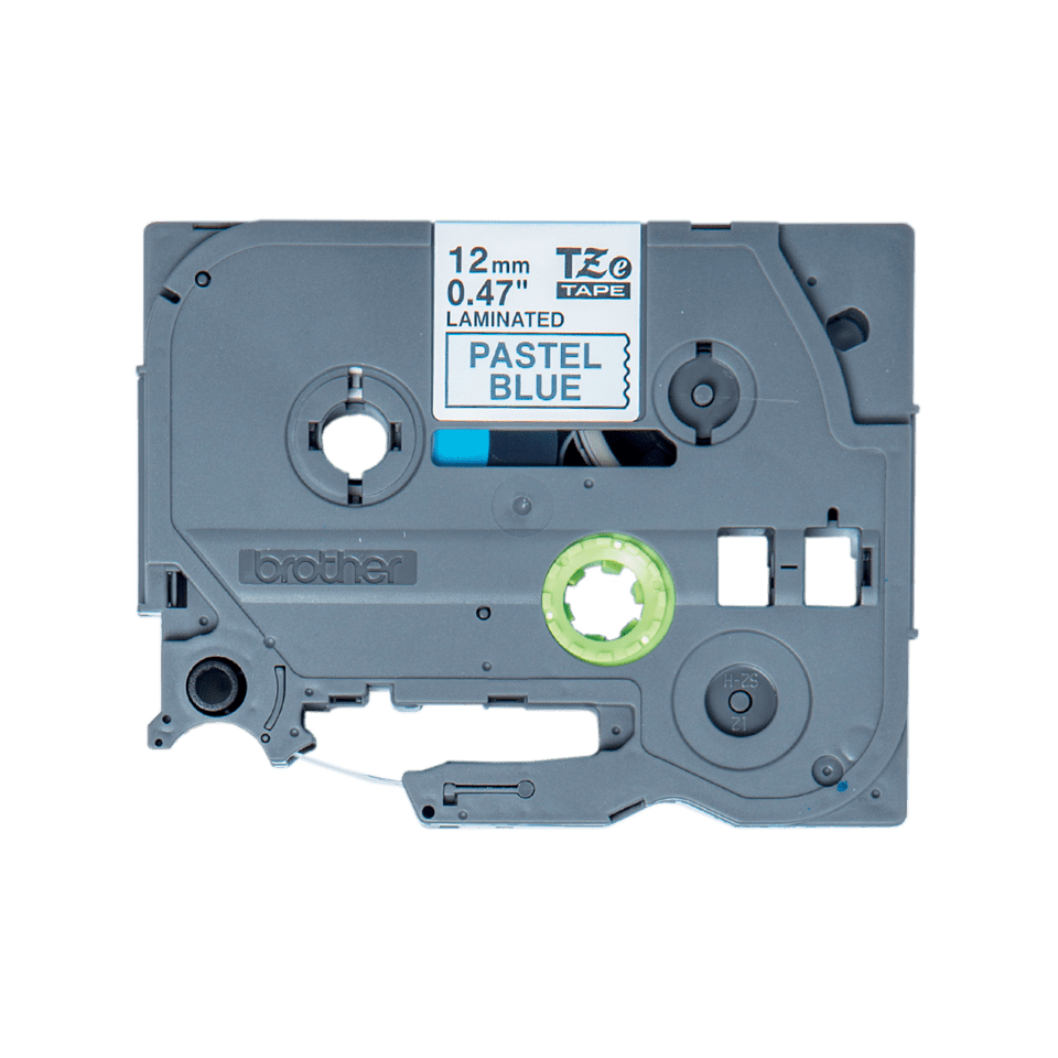 Tape Tze-mq531 12mm Black On Blue Pastel