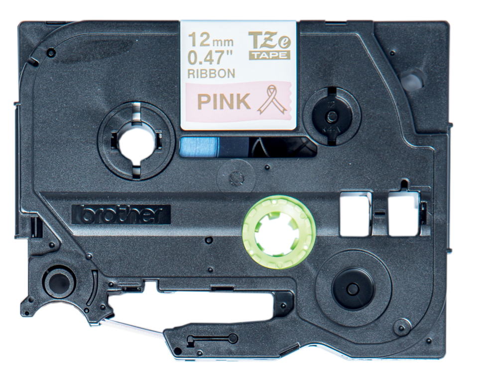 Tape Tze-re34 12mm Ribbon Gold On Pink