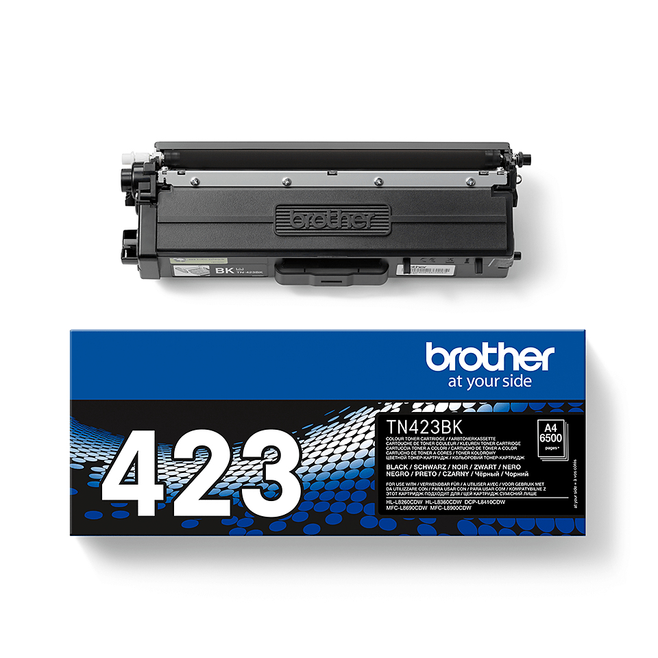 Toner Cartridge - Tn423bk - 6500 Pages - Black