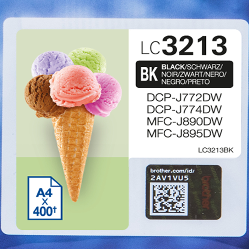 Ink Cartridge - Lc3213bk - 400 Pages - Black