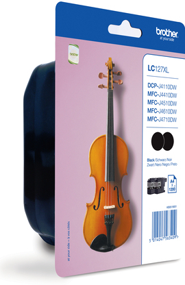 Ink Cartridge Black 1200 Pages Blister 2 Pack (lc-127xlbkbp)