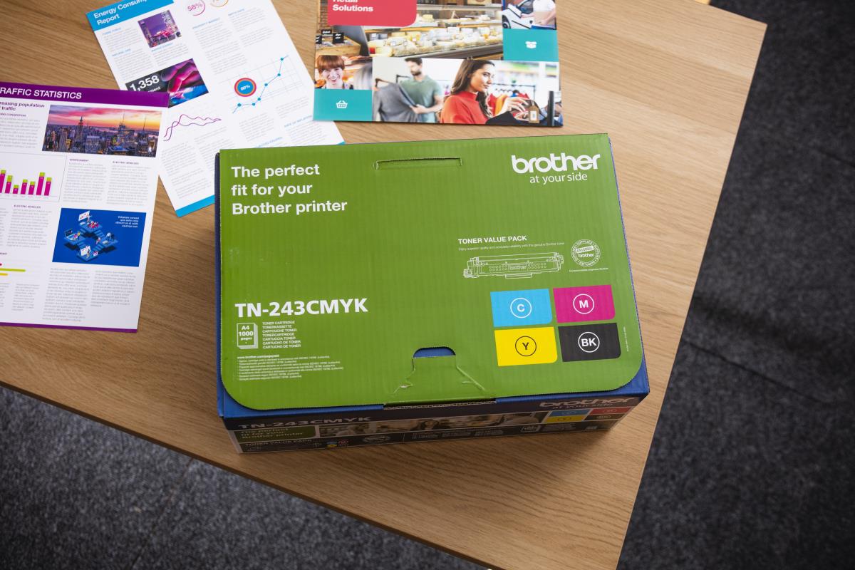 Toner Cartridge - Tn243cmyk - Value Pack - 1000 Pages - Cyan / Magenta / Yellow / Black