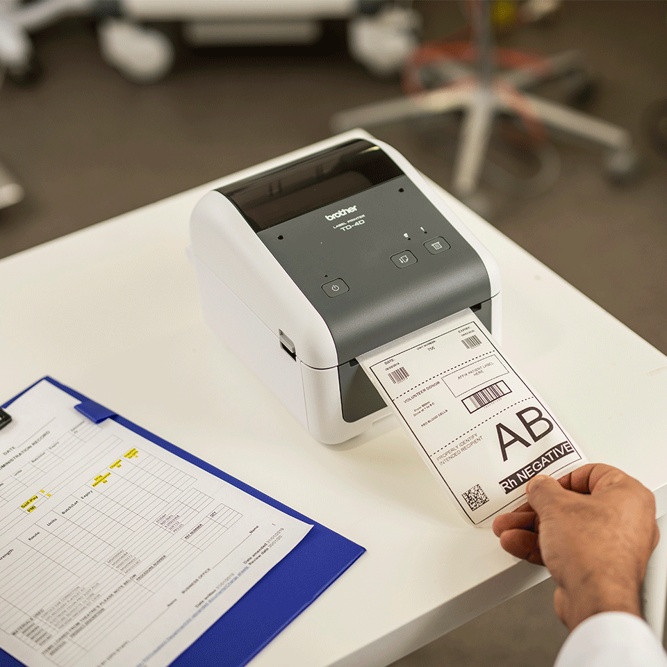 Td-4410d - Label Printer - Direct Thermal - 4in - USB /  Serial