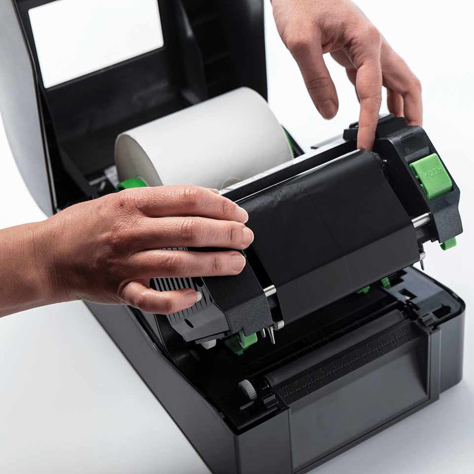 Bws-1d300-110 Standard Thermal Transfer Wax Black Ink Ribbon