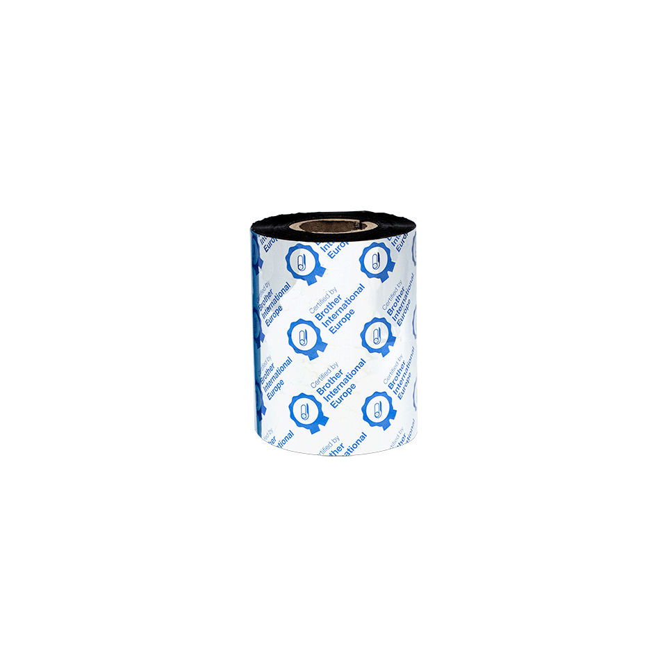 Ribbon Bws-1d300-080 Standard Wax Thermal Transfer Black