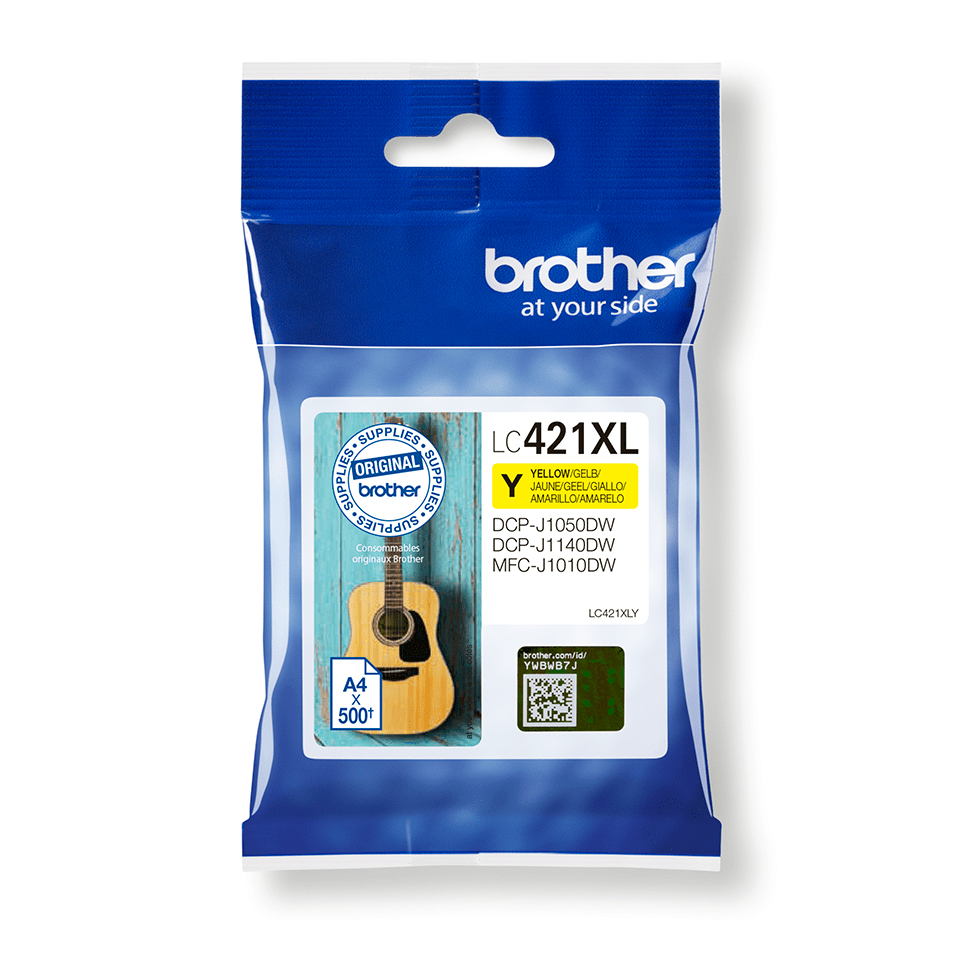 Ink Cartridge - Lc-421xly - High Capacity - 500 Pages - Yellow