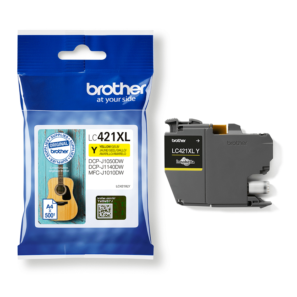 Ink Cartridge - Lc-421xly - High Capacity - 500 Pages - Yellow