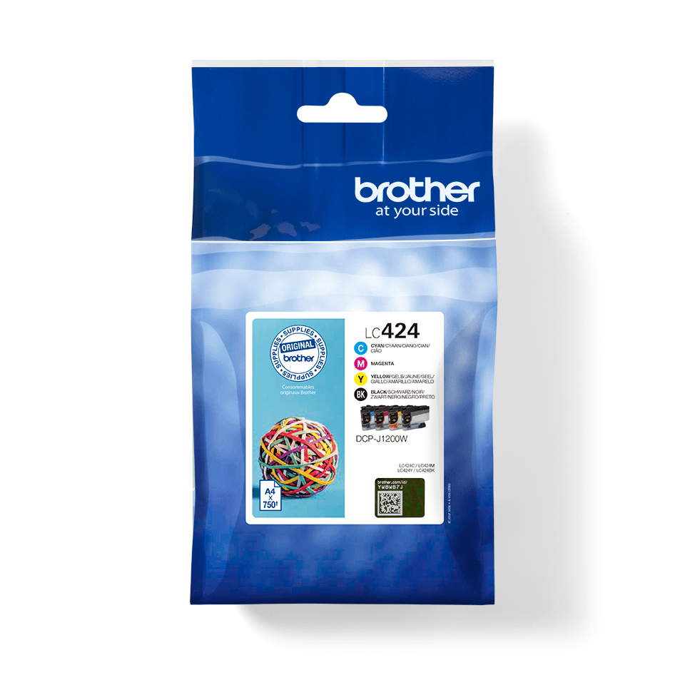 Ink Cartridge - Lc424val - Multipack - 750 Pages - Black / Cyan / Magenta / Yellow