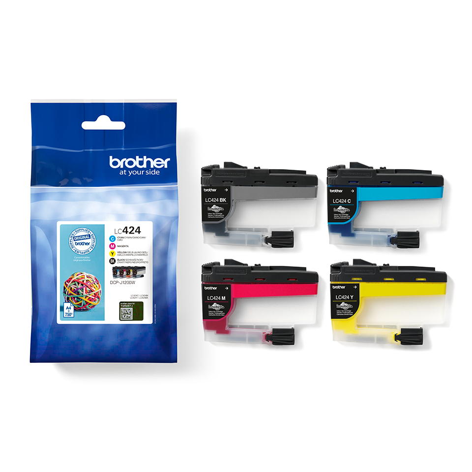 Ink Cartridge - Lc424val - Multipack - 750 Pages - Black / Cyan / Magenta / Yellow