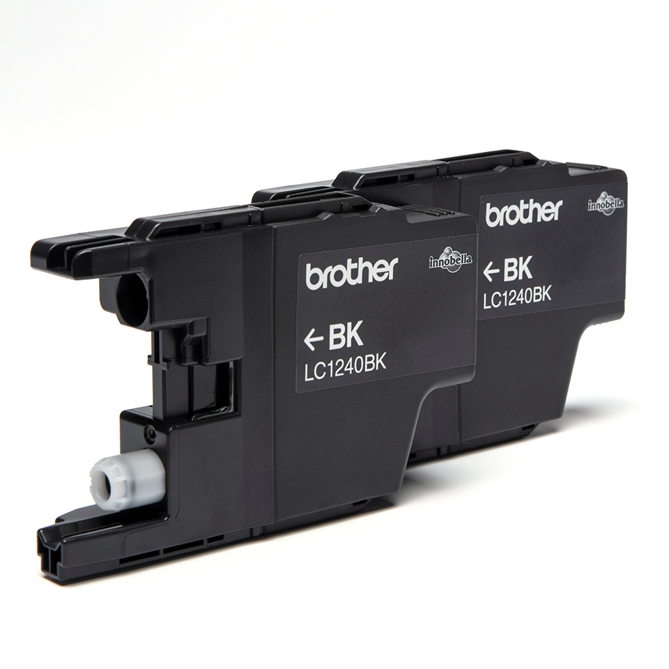 Ink Cartridge - Lc1240bk - 600 Pages - Black - Twin Pack (lc1240bkbp2)