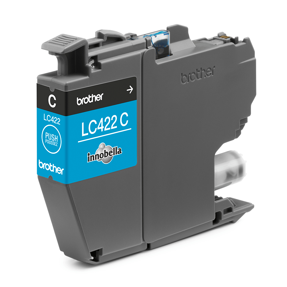Ink Cartridge - Lc422c - 550 Pages - Cyan - Single Blister Pack