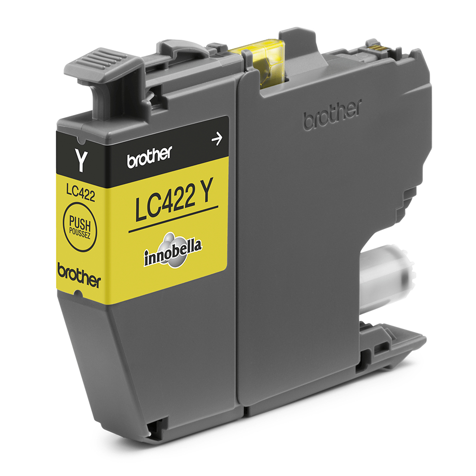 Ink Cartridge - Lc422y - 550 Pages - Yellow - Single Blister Pack