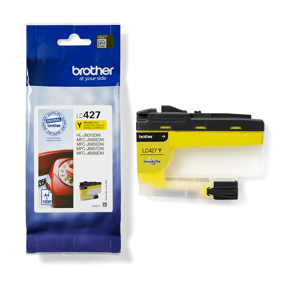 Ink Cartridge - Lc427y - 1500 Pages - Yellow