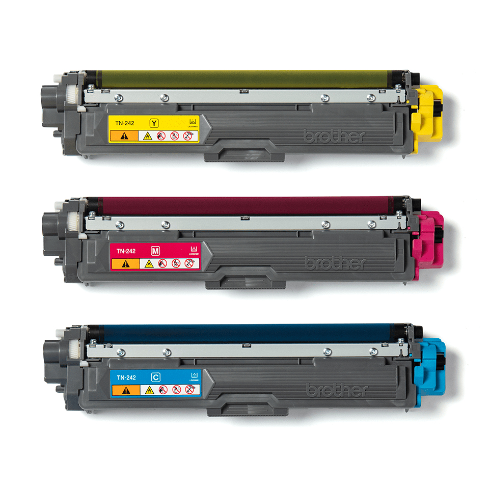 Toner Cartridge - Tn242cmy Multi Pack - 3 X 1400 Pages - Cyan Magenta Yellow