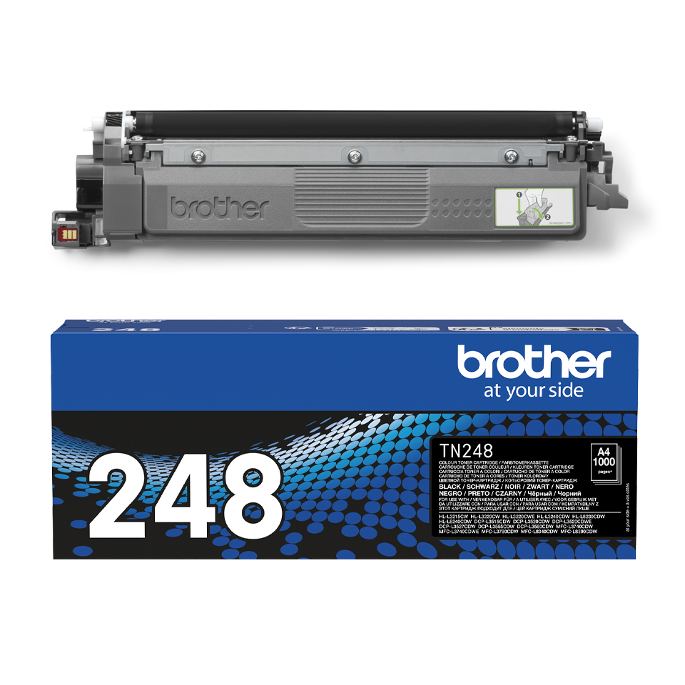 Toner Cartridge - Tn248bk - 1000 Pages - Black