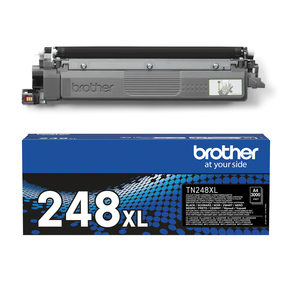 Toner Cartridge - Tn248xlbk - 3000 Pages - Black