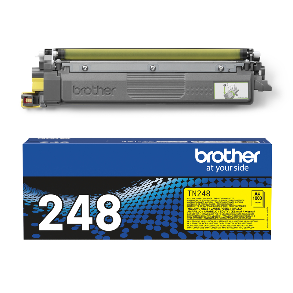 Toner Cartridge - Tn248y - 1000 Pages - Yellow