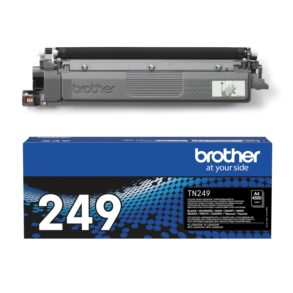 Toner Cartridge - Tn249bk - 4500 Pages - Black
